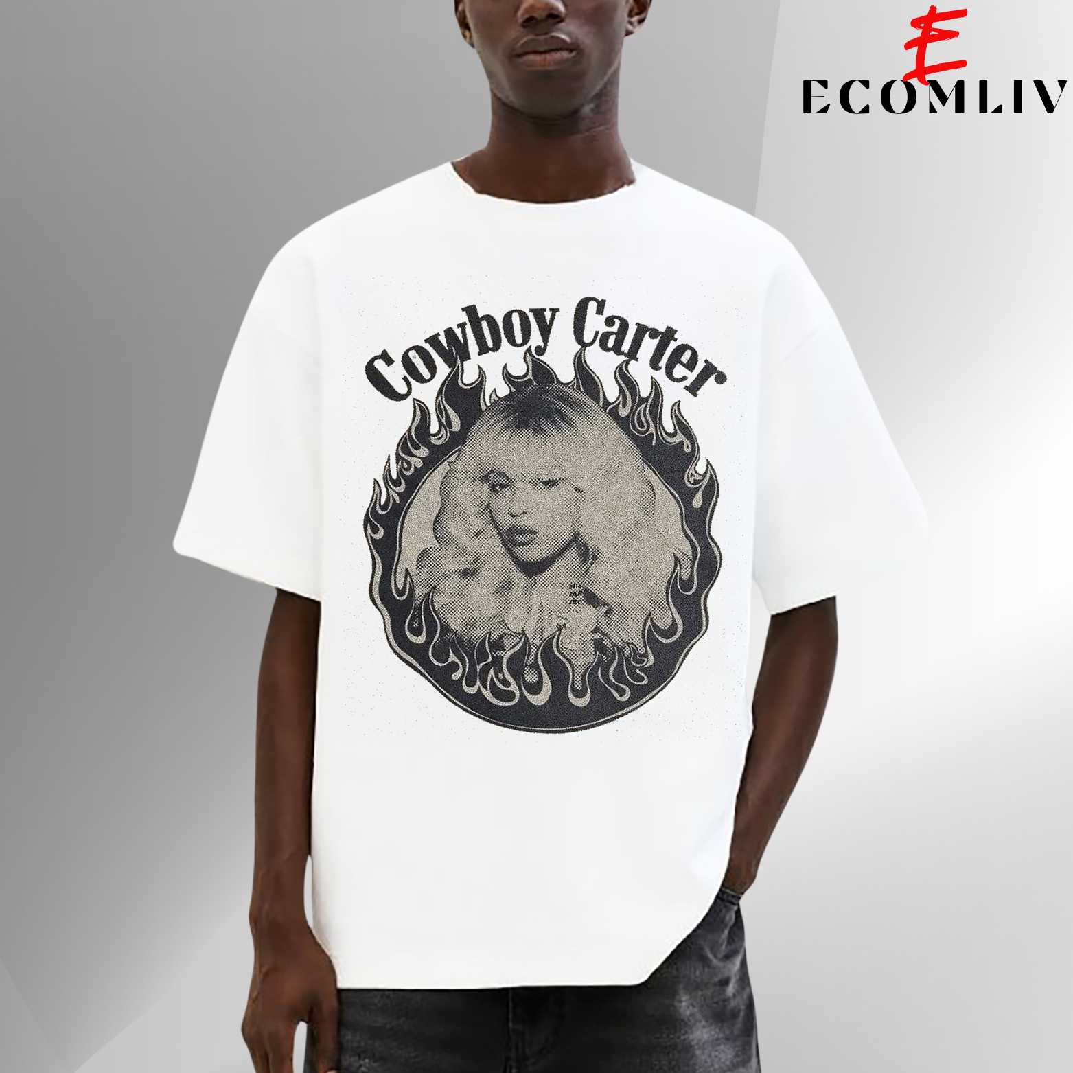 Beyoncé Cowboy Carter Graphic Tee, Western Style Shirt